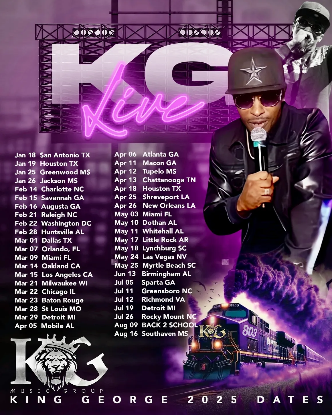 King George Tour 2025 – U.S.